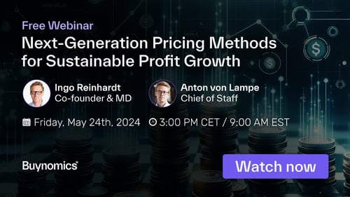 Webinar: Next-Generation Pricing Methods for Sustainable Profit Growth