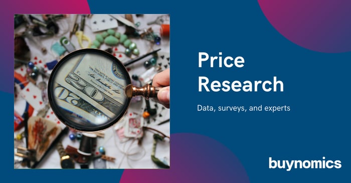 Webinar on price research – data, surveys, and experts