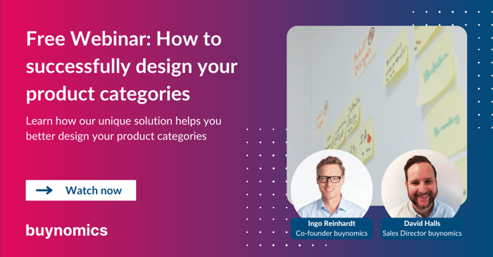 Webinar: How to successfully design your product categories | buynomics